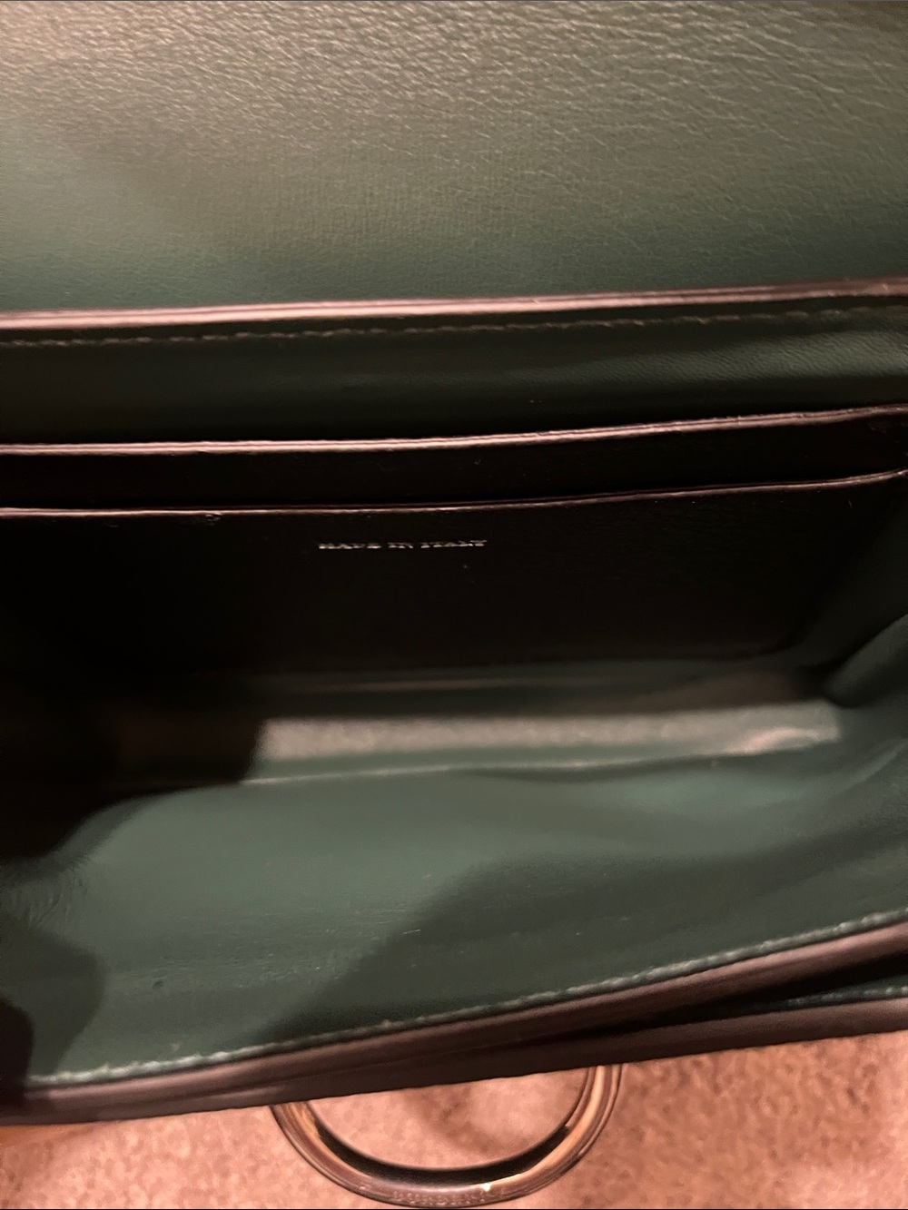 Small Burberry D-Ring Leather Bag - Picture 9 of 12